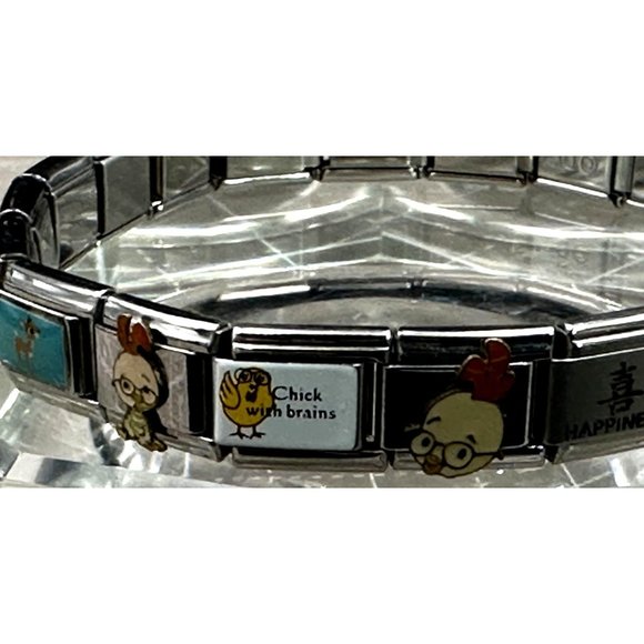 Venice Links Style Charm Bracelet with Many Charms **Loaded** - Picture 1 of 5